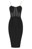 Leah Bodycon Dress Classic Black