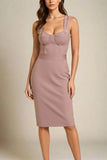Kate Bandage Dress Nude