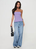 Strutter Strapless Top Purple