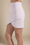 Jay High Waist Bandage Mini Skirt Cream
