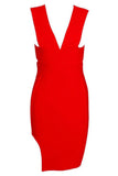 Pia Bandage Dress Lipstick Red