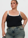 Astrea Bodysuit Black White Curve