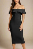 Billie Bandage Midi Dress Classic Black