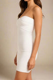 Aaliyah Bandage Mini Dress White Pearl
