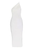 Joi Bodycon Midi Dress White Pearl