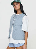 Frostwind Quilted Vest Blue