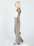 Archer Pants Pinstripe Beige