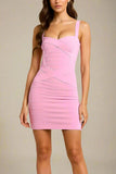 Heidi Bandage Mini Dress Dusty Pink Sale