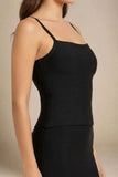 Scarlett Bandage Tank Top Classic Black