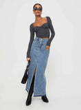 Candyce Long Sleeve Top Slate