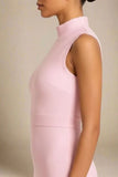 Grace Bandage Midi Dress Dusty Pink