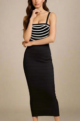 Carter Bandage Maxi Dress Classic Black