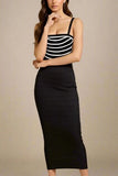 Carter Bandage Maxi Dress Classic Black