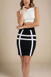 Suki High Waist Bandage Mini Skirt Classic Black