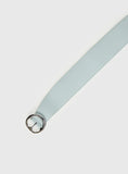 Katryna Faux Leather Belt Grey Silver