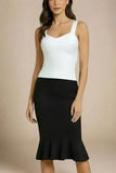 Jay Bandage Top White Pearl