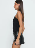 Destanee Ring Detail Bodysuit Black