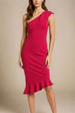 Avery Bandage Dress Red Wine