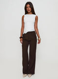 Ambient Wide Leg Pant Chocolate