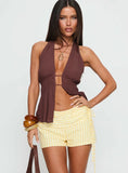 Electric Night Shorts Yellow Stripe