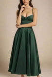 Mavis Midi Dress Emerald Green