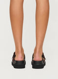 Ma Belle Sandals Brown Faux Suede