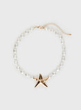 Sea Life Pearl Necklace Gold