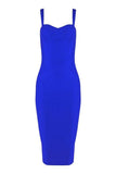 Heidi Bandage Midi Dress Royal Blue