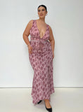 Nikolise Maxi Skirt Purple Curve