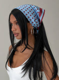 Hyacinthe Scarf Blue Polka