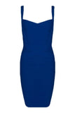 Heidi Bandage Mini Dress Navy Blue