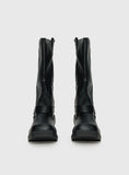 Wrecked Western Boots Black