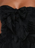 Loulani Strapless Mini Dress Black