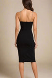 Leah Bodycon Dress Classic Black Sale