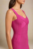 Freya Bandage Dress Magenta Pink