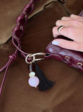Sirocco Tassel Keychain Gold