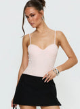 Laryna Lace Bodysuit Pink