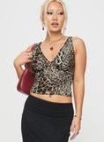 Honeymoon Stage Top Leopard