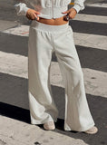 Peaks Flared Track Pants Snow Marle