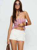 Electric Night Shorts White