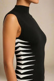 Cleo Bandage Midi Dress Classic Black