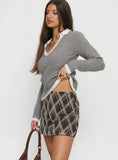 Cordilee Mini Skirt Multi Check