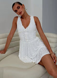 Loveluck Lace Mini Dress White