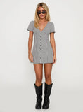 Loveliness Playsuit Black / White Check