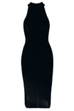 Lea Bandage Midi Dress Classic Black Sale