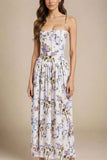 Tasmin Midi Dress White Floral Sale