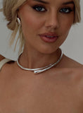 Feed The Fire Necklace Silver