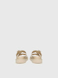 Roxxie Sandals Beige Linen