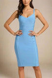 Kit Bandage Dress Sky Blue