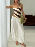 Mirosa Balloon Leg Pants White